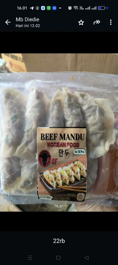Beef mandu