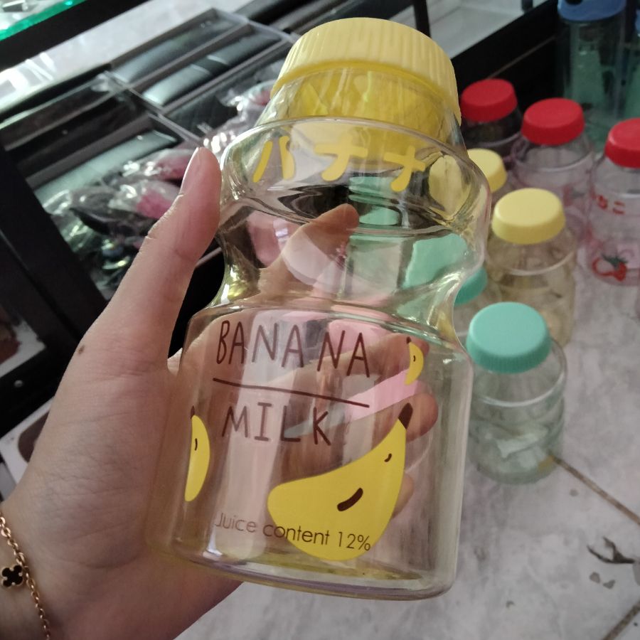 botol minum yakult kuning