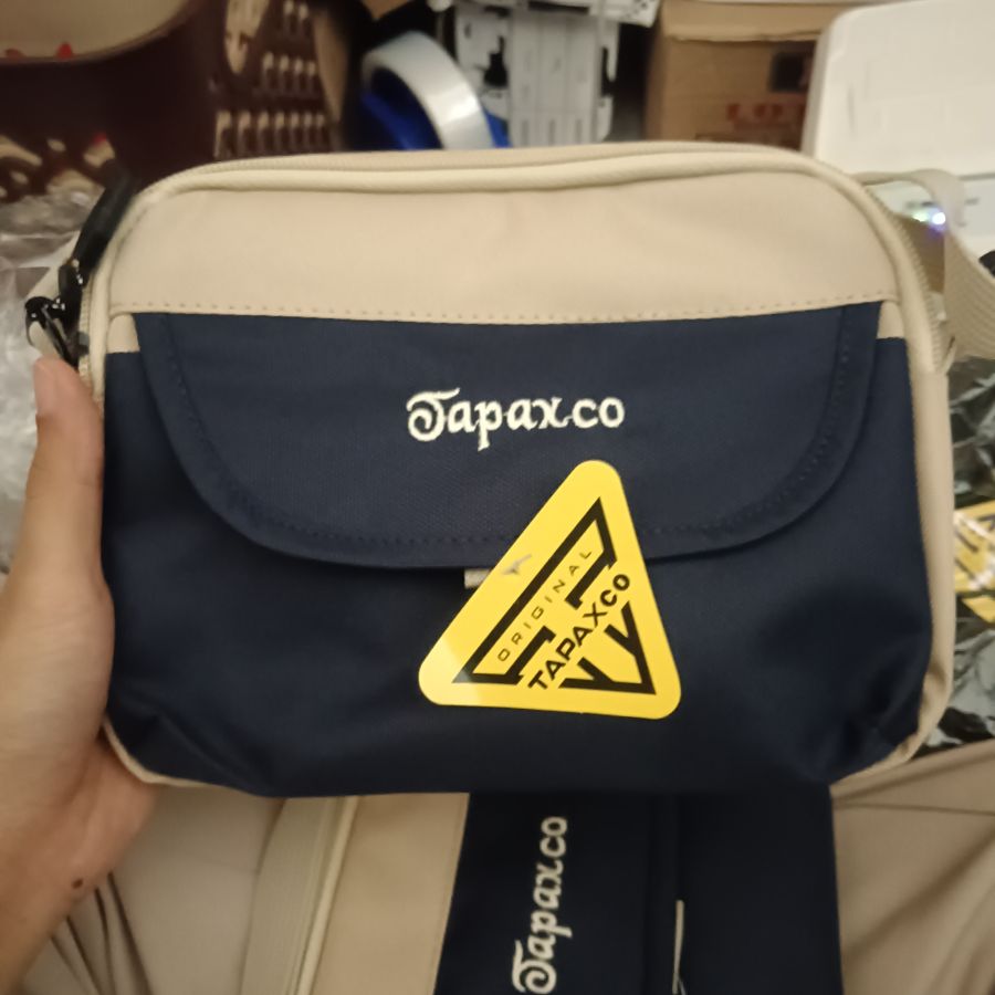 Tas Slempang Tapax/Navy Cream