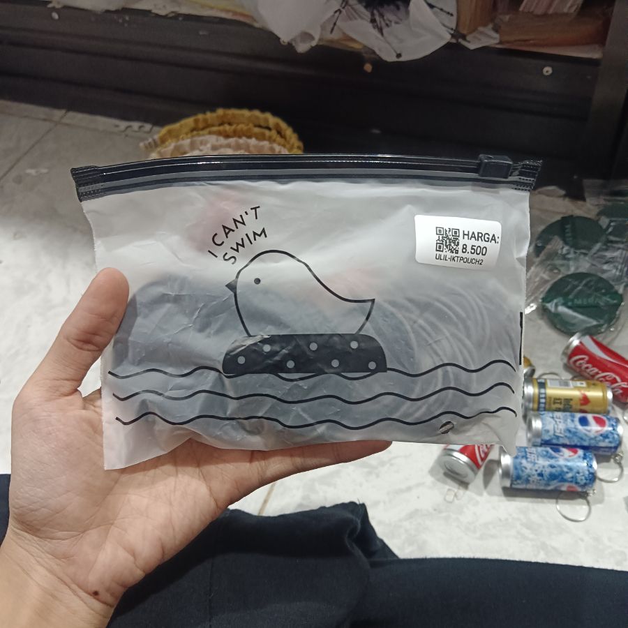 Ikat rambut pouch 2 warna