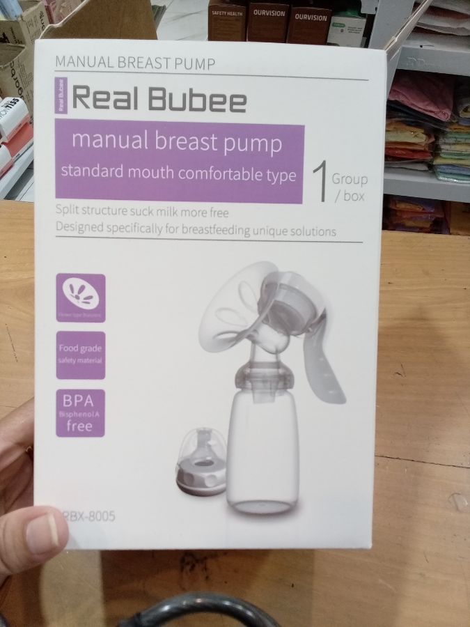 Manual breast pump real b