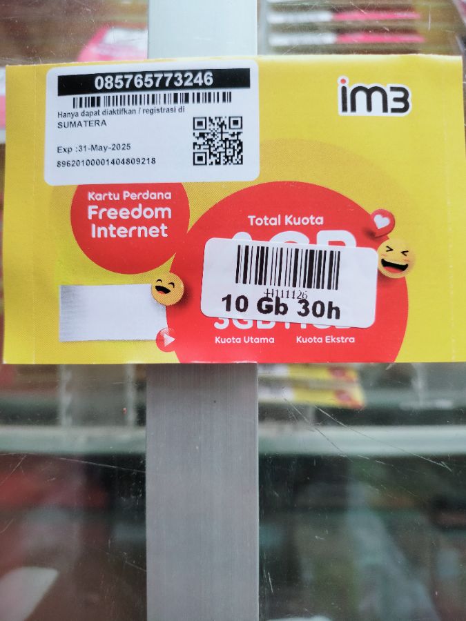 K im3 3 GB 30 hari