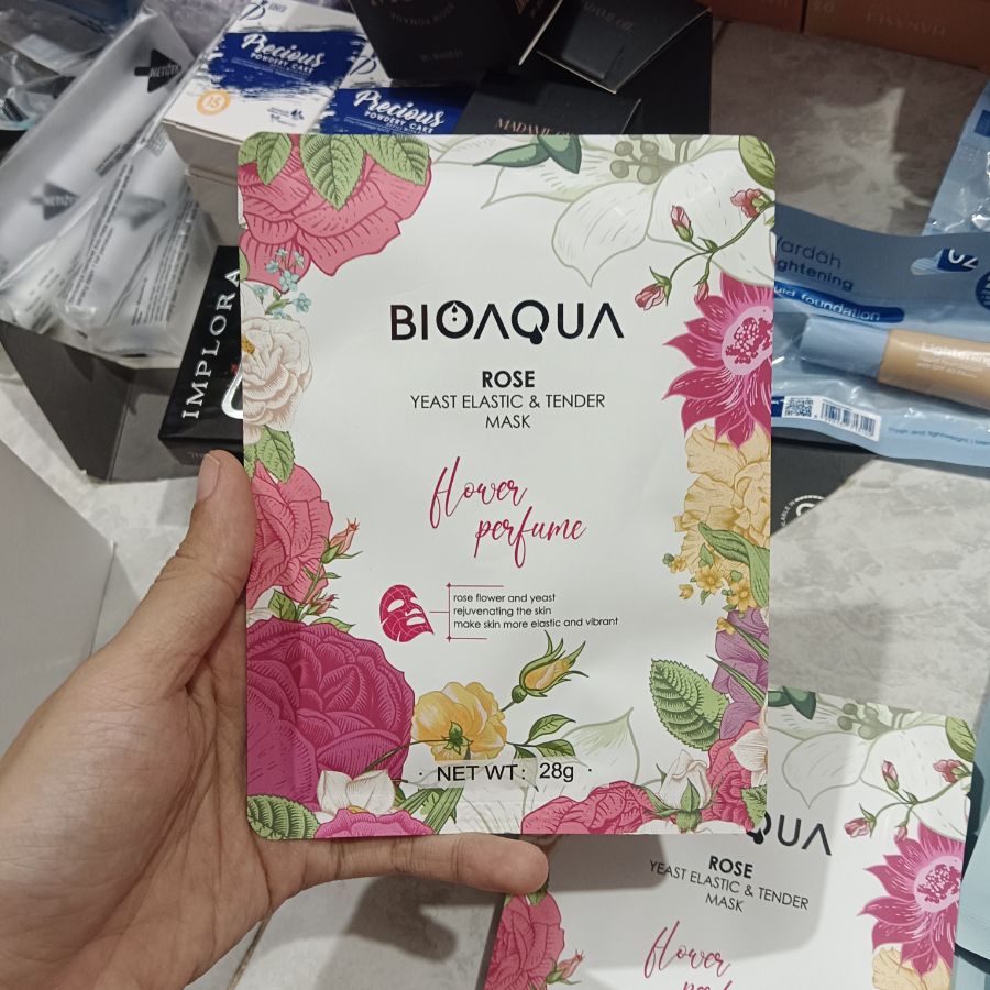 Bioaqua Facial Sheet Mask - Rose