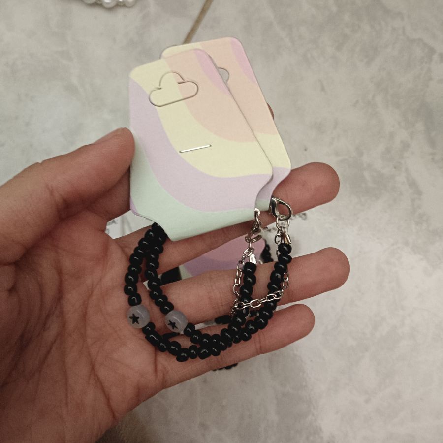 Gelang Fashion Mutiara Hitam