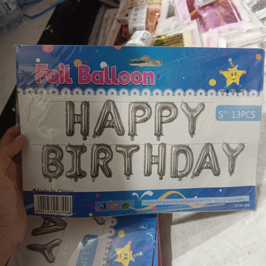 Set Balon Happy Birthday 