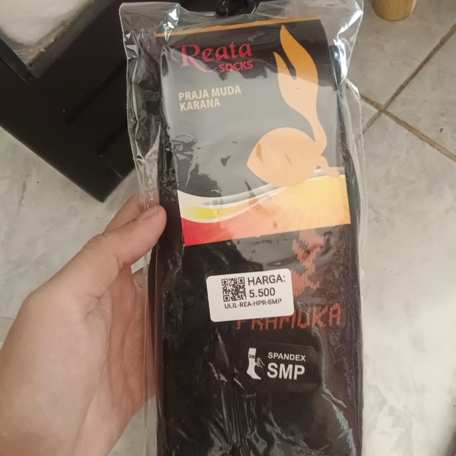 Kaos Kaki Reata Hitam Pramuka SMP