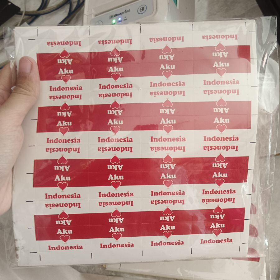 Stiker Merah Putih 