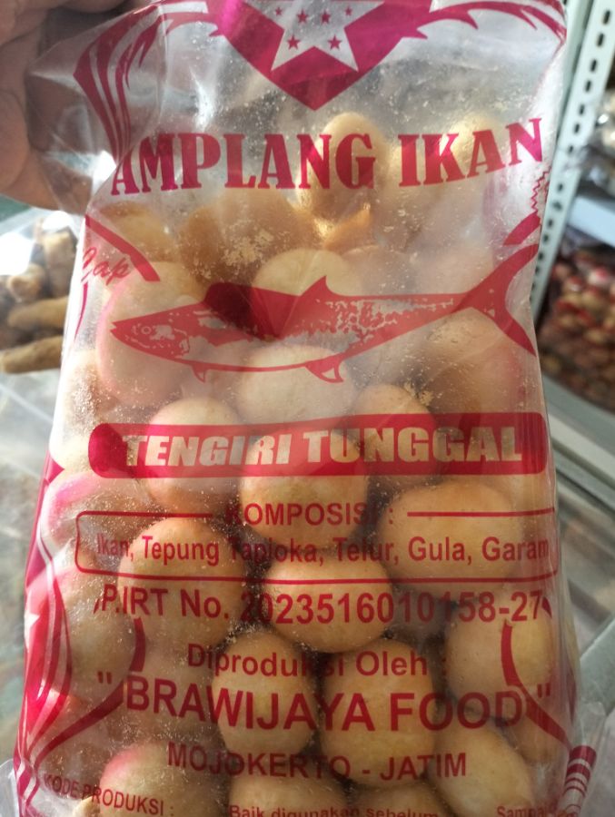 Kerupuk amplang ikan tenggiri 