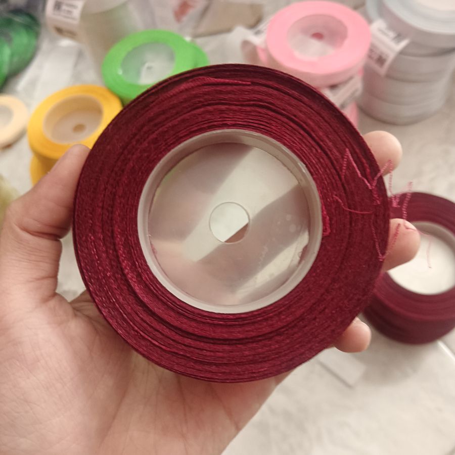 Pita Satin 1/2cm /Maroon