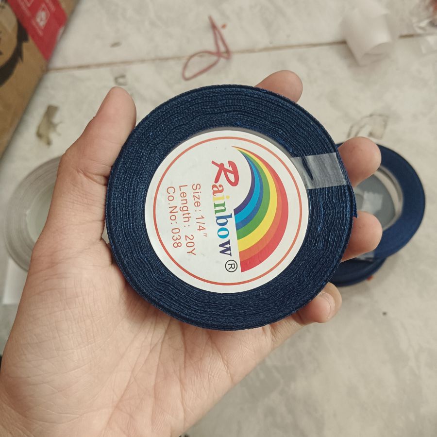 Pita Satin 1/4cm /Navy