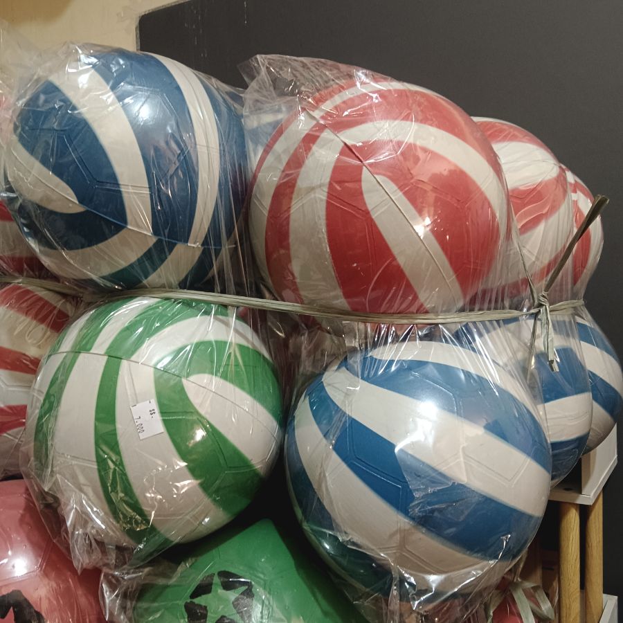 Bola Plastik Loreng