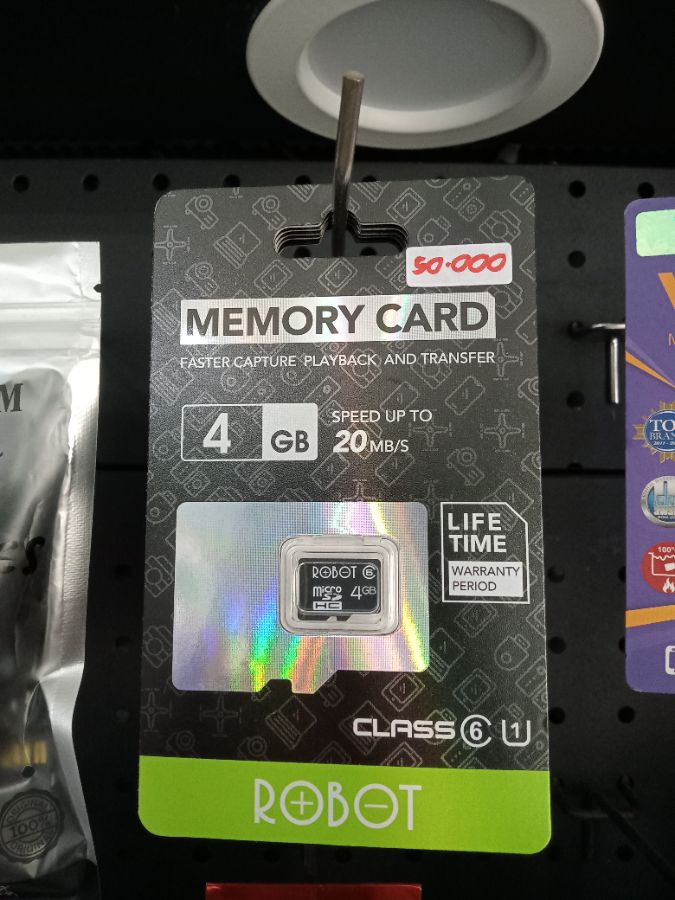 Memori Card/Robot 4GB Class 6