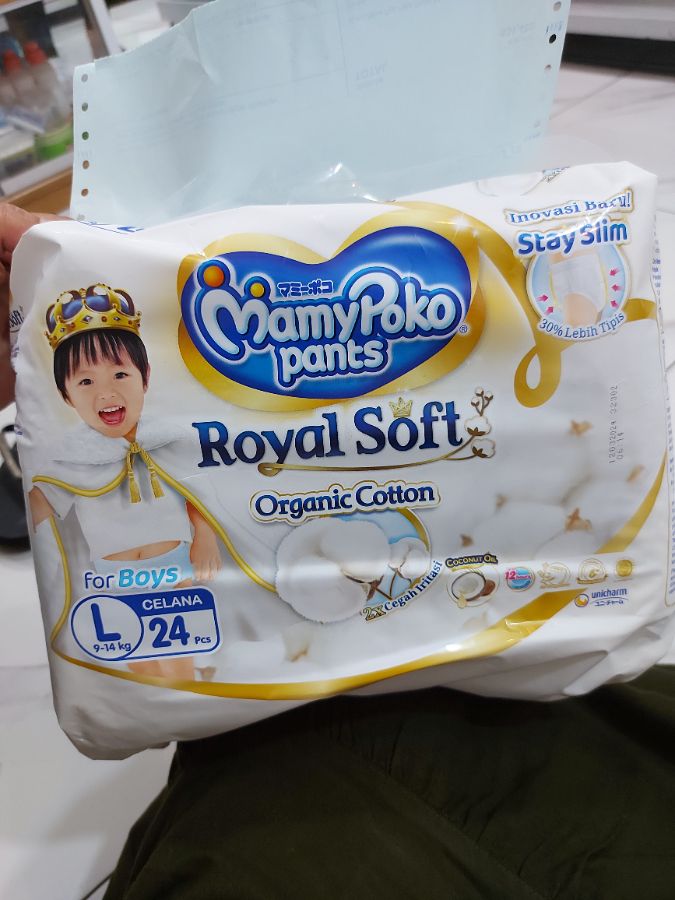 Pampers mamypoko royal soft L24