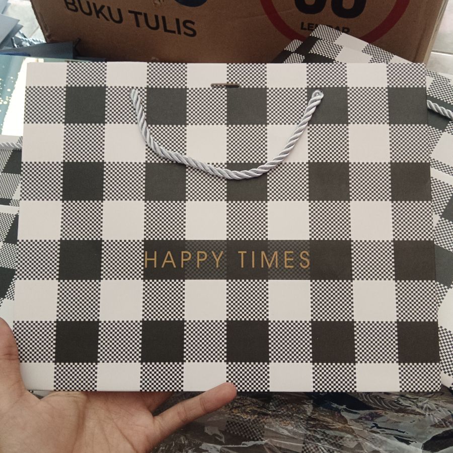 Paparbag Happy Times/Hitam Putih