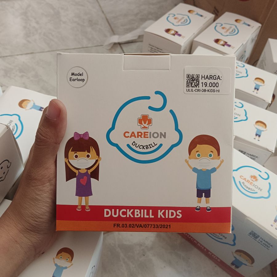 Masker Anak Box Careion Duckbill 