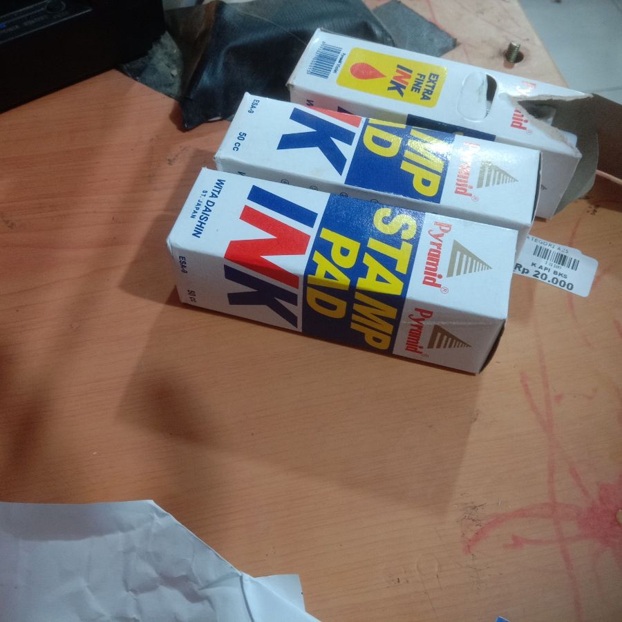 TINTA PIRAMYD UNTUK BANTALAN STEMPEL