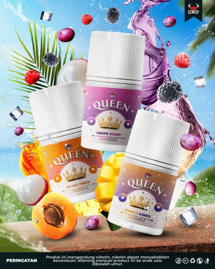 QUEEN LYCHE MANGO GRAPE 60ML