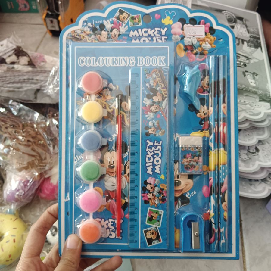 Set Alat Tulis Colouring Book