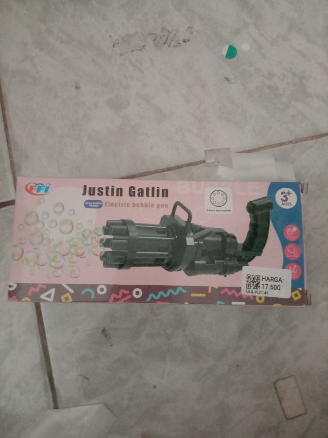 Electric bubble gun