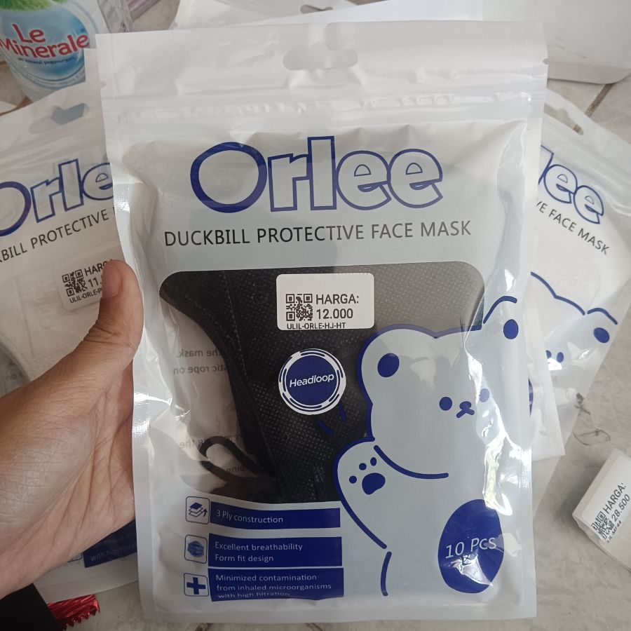 Orlee Duckbill Protective Face Mask/Hijau