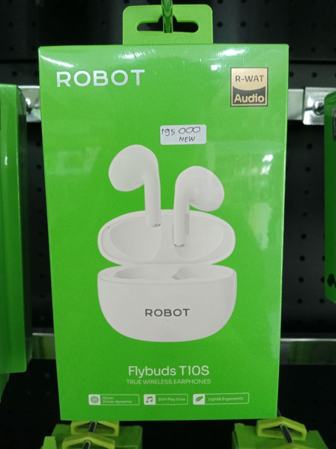 TWS/ROBOT T10S WHITE NEW