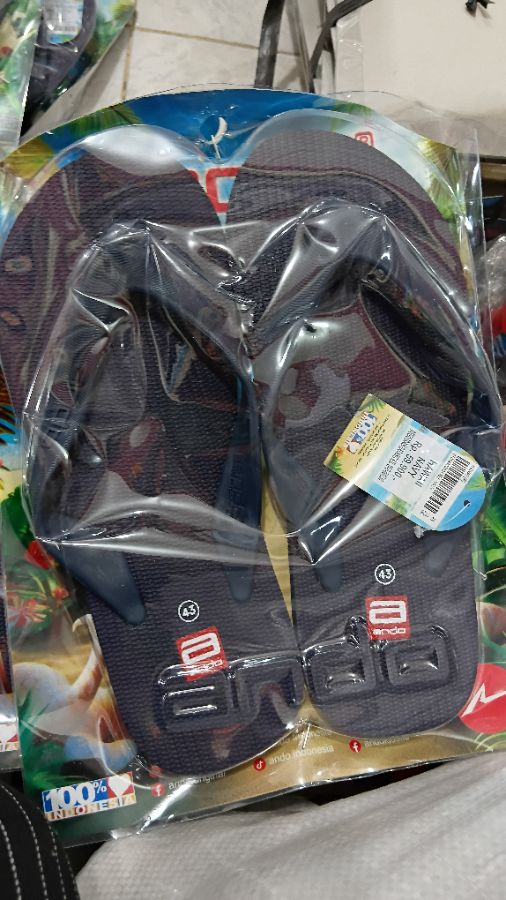 Ando Hawai - Sendal Jepit Pria Dewasa - Size 43