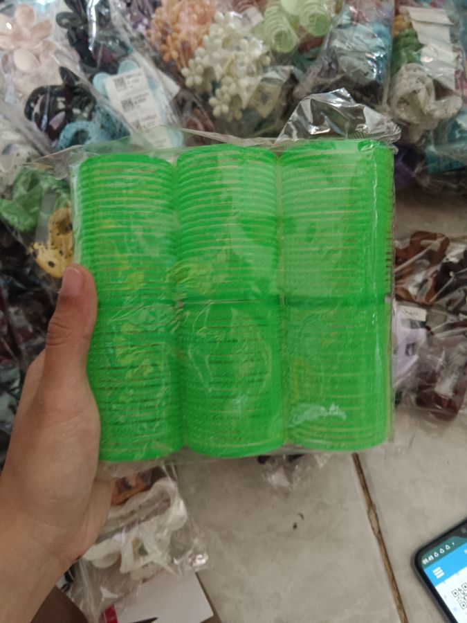 Roll Rambut Jumbo/Hijau