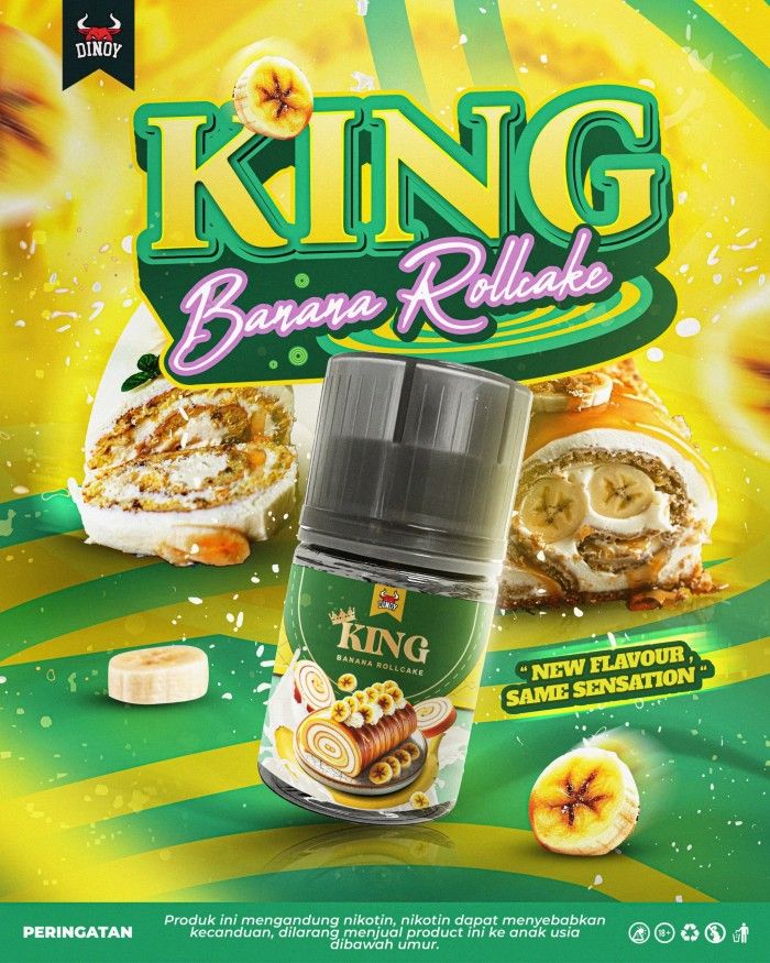 King Banana Roll Cake 60ml