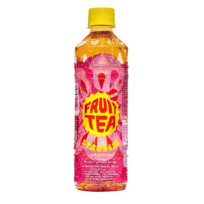 FRUIT TEA BOTOL 500ML STRAWBERRY
