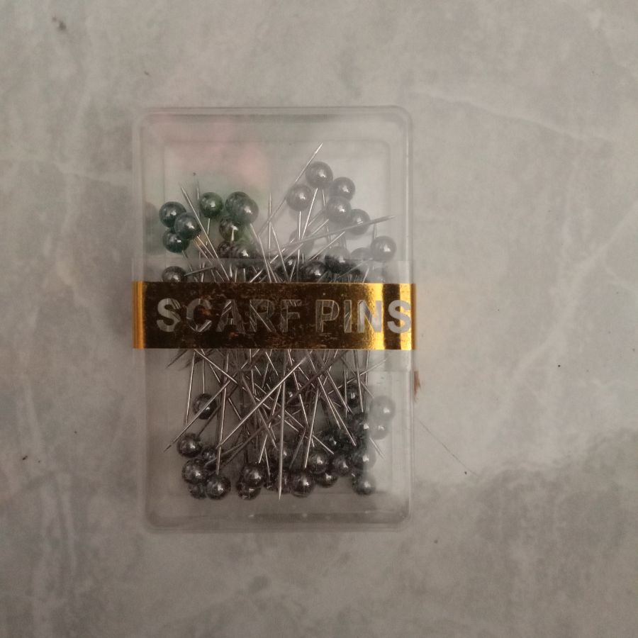 Scarf Pins Jarum Pentul Silver