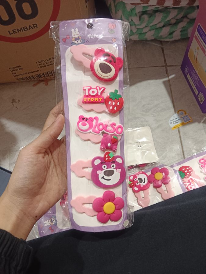 Jepit Rambut Lotso Isi 5