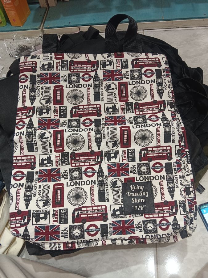Totebag Canvas Motif