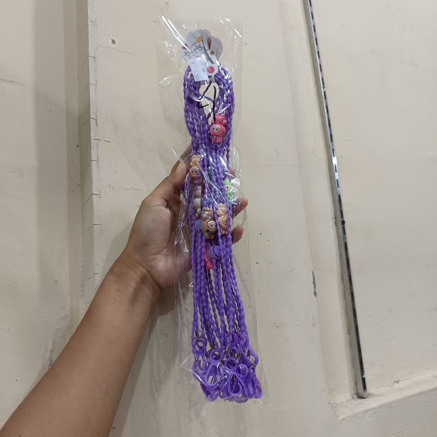 Strap Masker Labubu Ungu