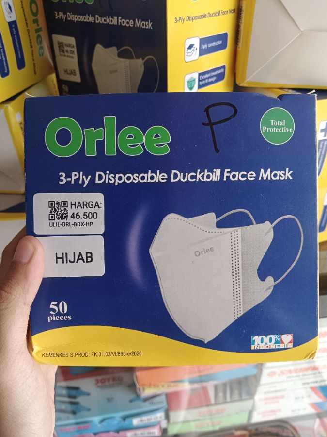 Masker Orle Box Hijab Putih