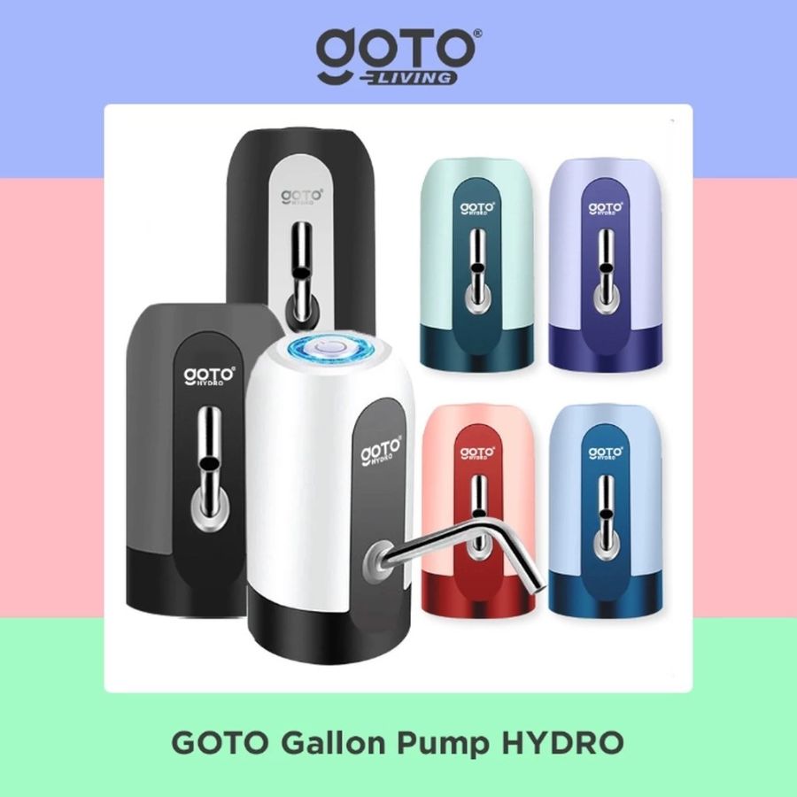 POMPA GALON GOTO HYDRO LED BLACK