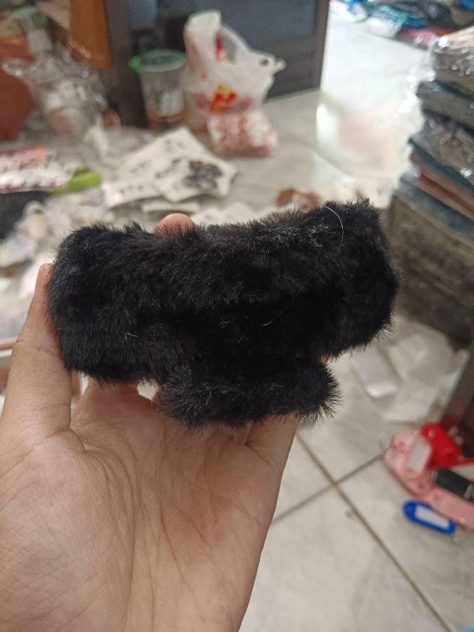 Jedai Rambut Kotak Bulu/ Hitam