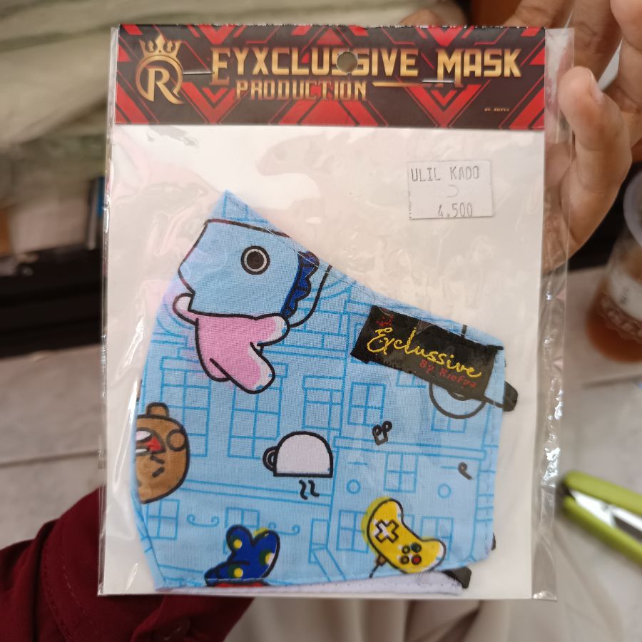 Exclusive Mask - Masker Kain - Anak - Karakter