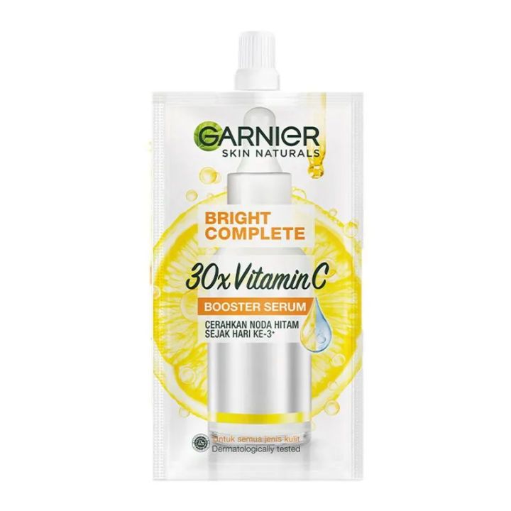 GARNIER BRIGHT COMPLETE VITAMIN C SERUM SACHET