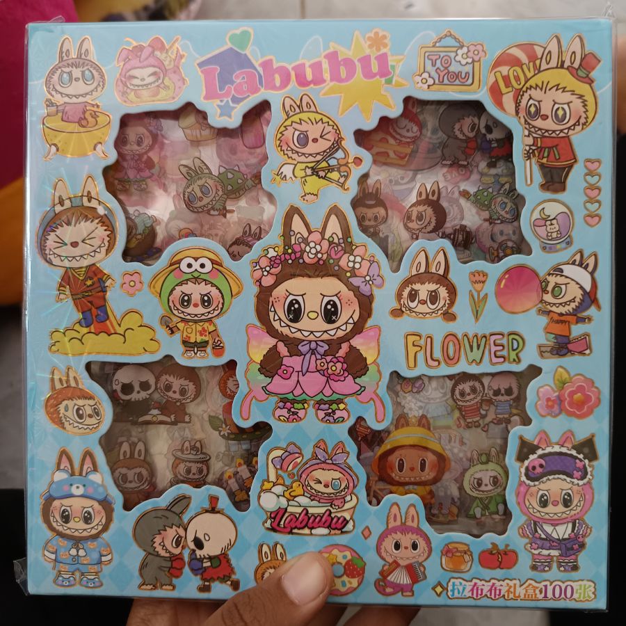 Stiker Box Labubu