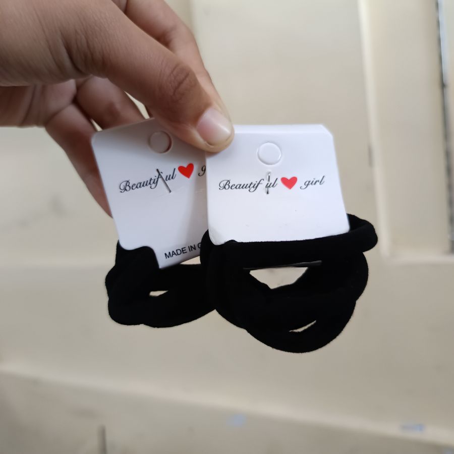 Ikat Rambut Isi 6 Hitam
