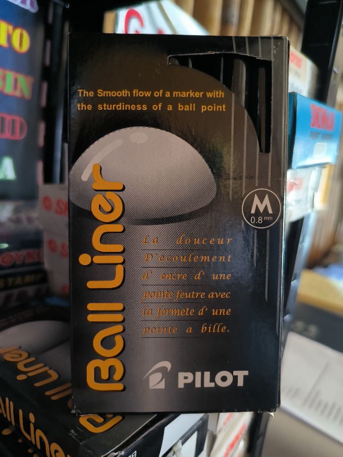 Ball Liner Pilot Black / Hitam