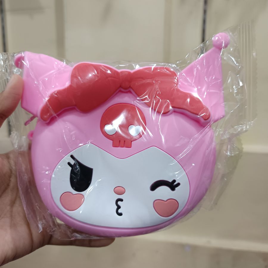 Tas Slempang Anak Kuromi Pink