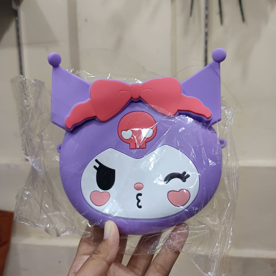 Tas Slempang Anak Kuromi Ungu