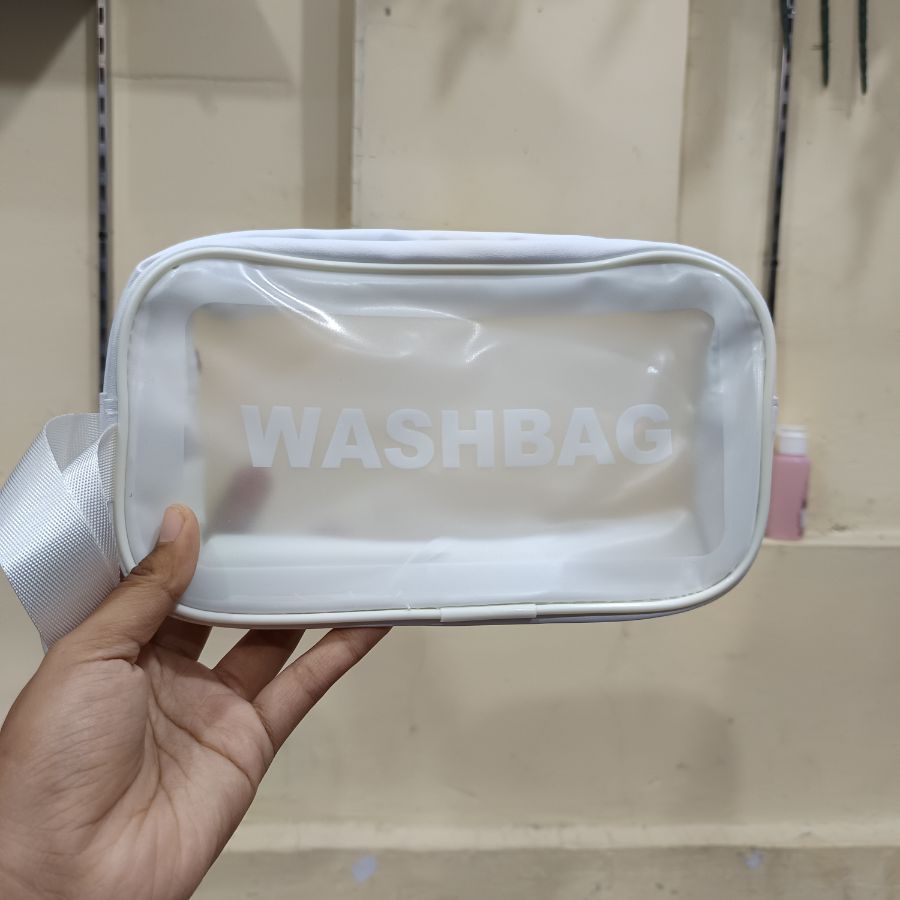HC Washbag/ Pouch Serbaguna/ Putih/ Kecil