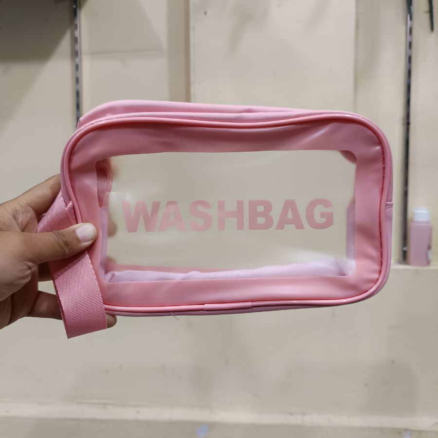 HC Washbag/ Pouch Serbaguna/ Pink/ Kecil