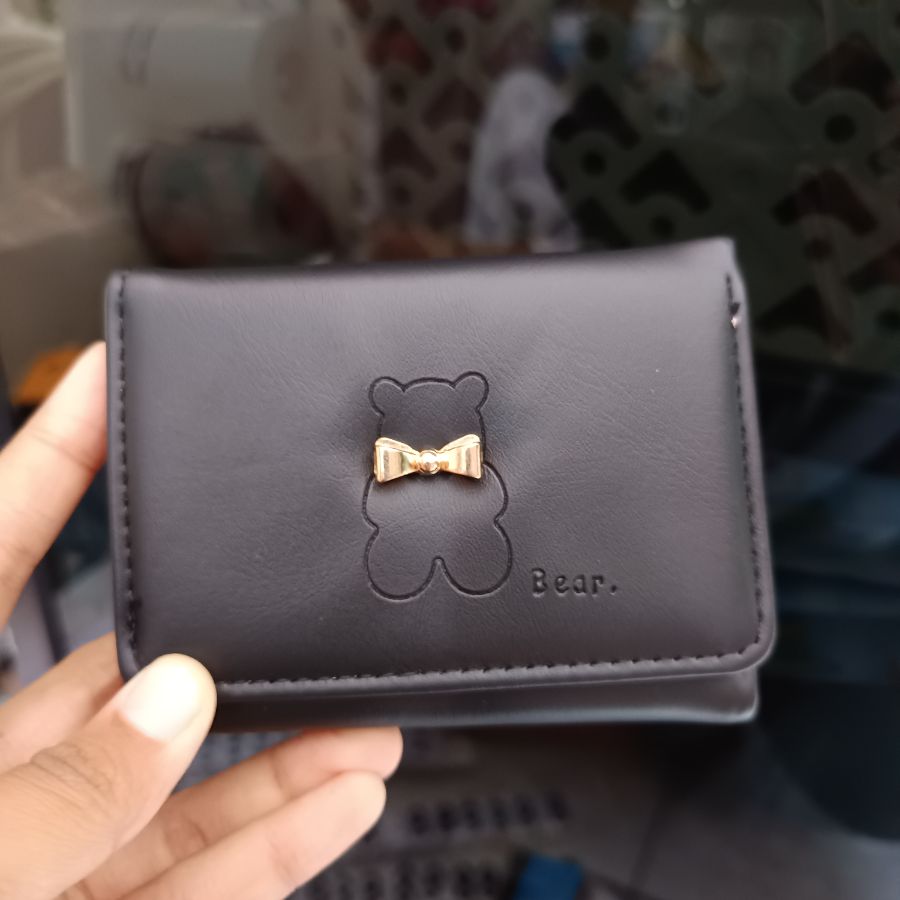 Dompet Lipat/ F2008/ Hitam 