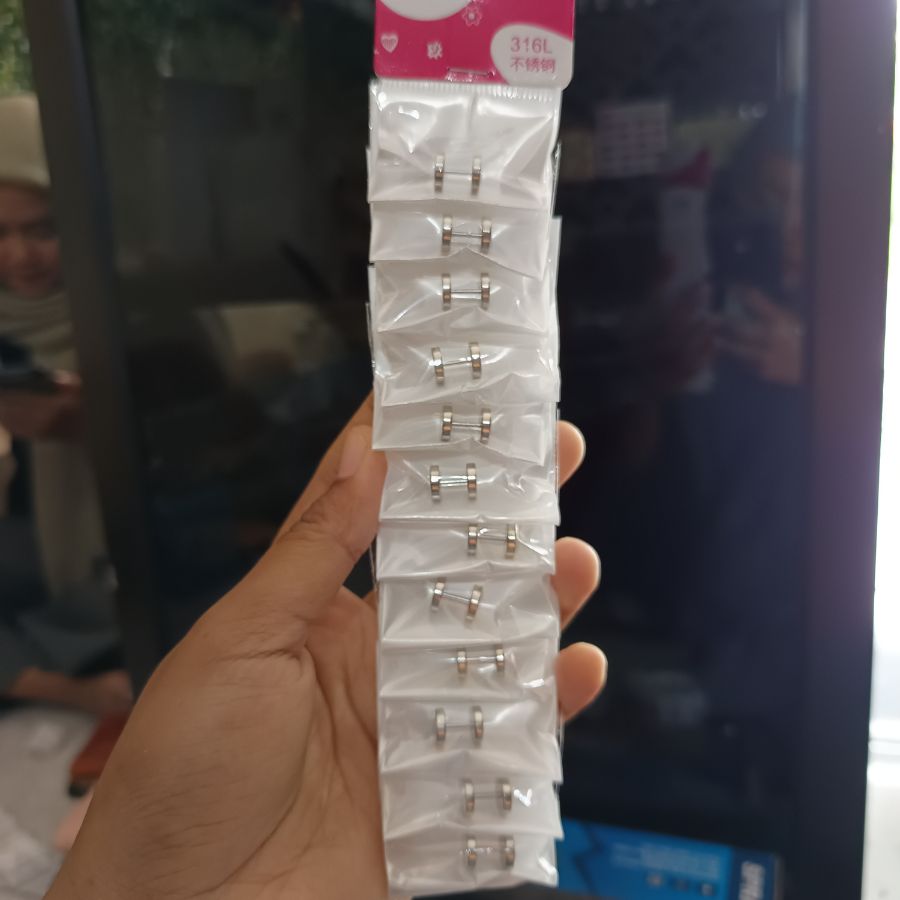 Tindik Tusuk/ Sedang/ Silver  