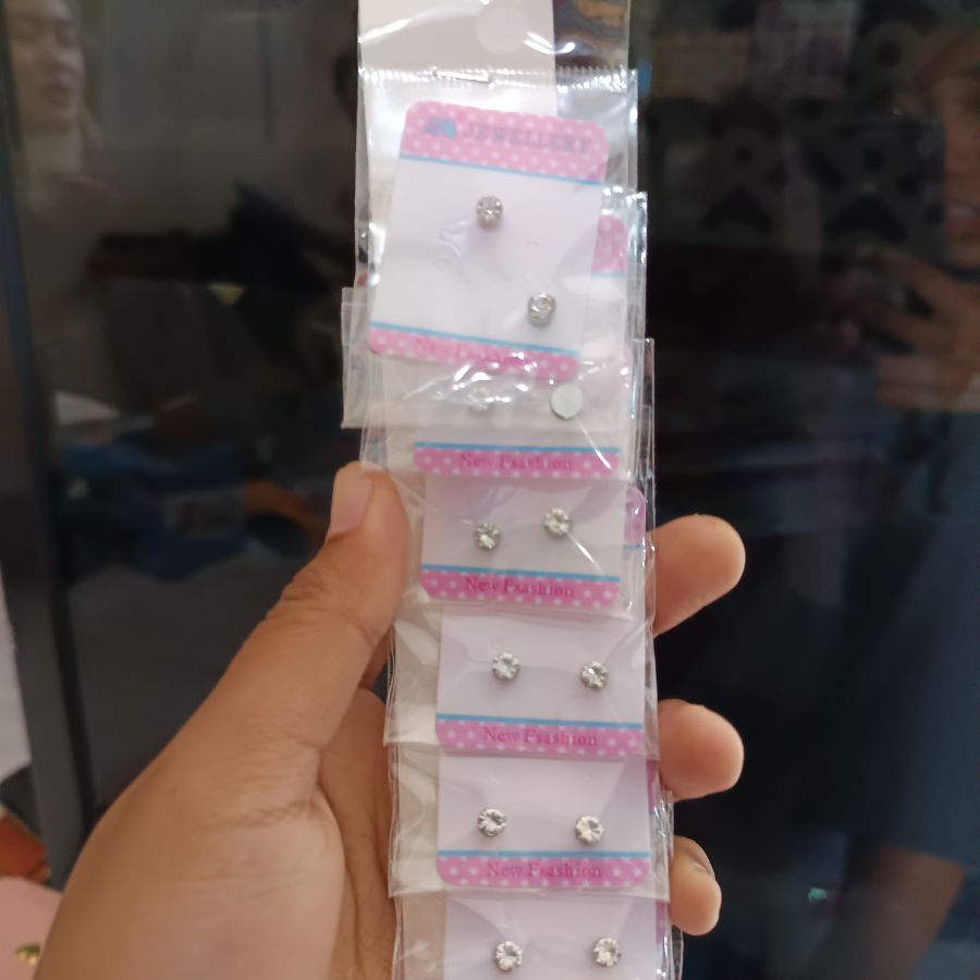 Tindik magnet/ Kecil/ Silver  