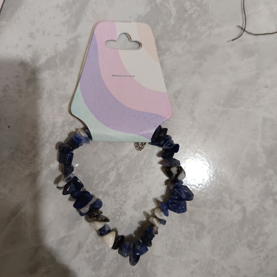 Gelang Stone Bracelet Biru