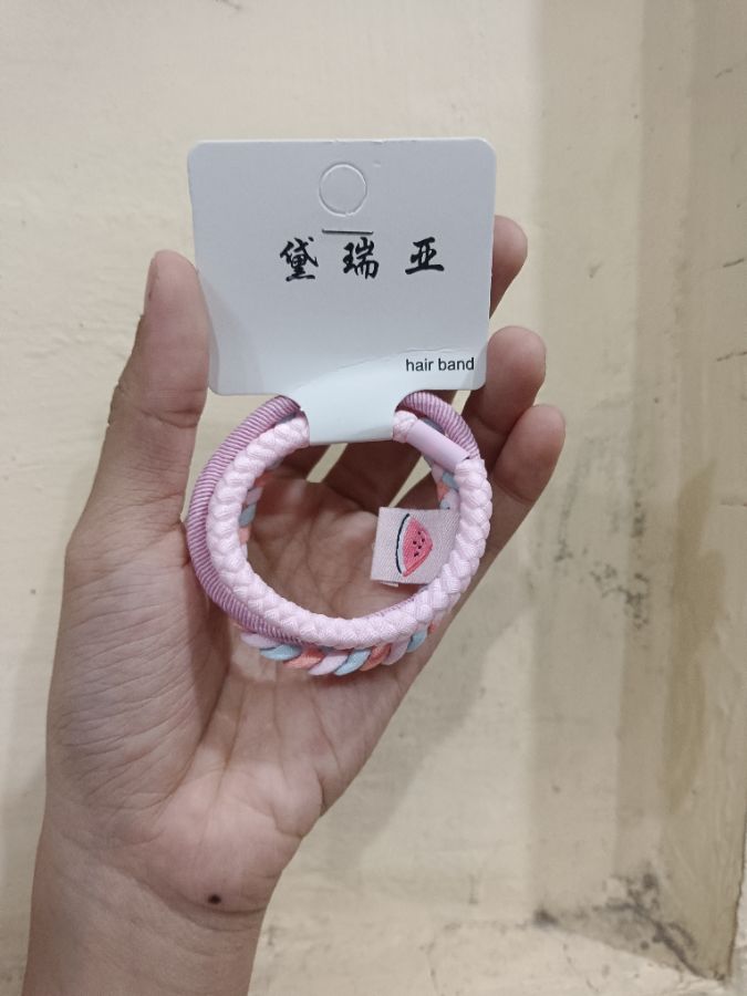 Ikat Rambut Hair Band/ Pink